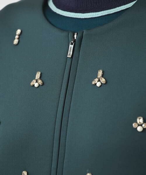 HIROKO BIS / ヒロコビス カーディガン・ボレロ | ビジューエンブロイダリーカーディガン /洗える | 詳細5