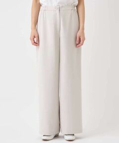 HIROKO BIS / ヒロコビス その他パンツ | ソフトダブルクロスセミワイドパンツ /洗濯機で洗える