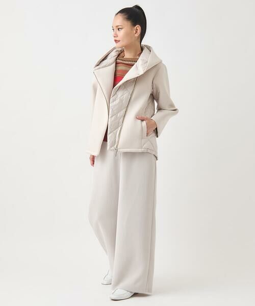 HIROKO BIS / ヒロコビス その他パンツ | ソフトダブルクロスセミワイドパンツ /洗濯機で洗える | 詳細16