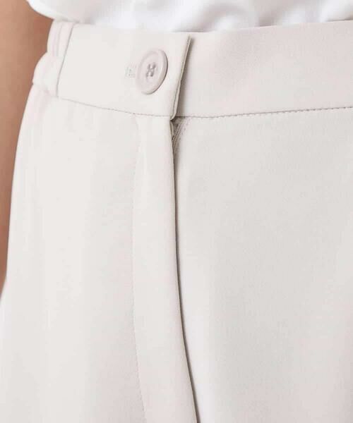 HIROKO BIS / ヒロコビス その他パンツ | ソフトダブルクロスセミワイドパンツ /洗濯機で洗える | 詳細7