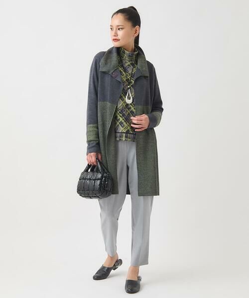 HIROKO BIS / ヒロコビス ショート・ハーフ・半端丈パンツ | センタープレステーパードパンツ /洗える | 詳細12