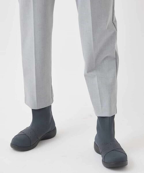 HIROKO BIS / ヒロコビス ショート・ハーフ・半端丈パンツ | センタープレステーパードパンツ /洗える | 詳細6