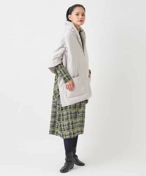 HIROKO BIS / ヒロコビス ロング・マキシ丈ワンピース | チェックパイルジャカードワンピース | 詳細20