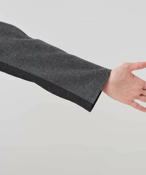 HIROKO BIS / ヒロコビス ノーカラージャケット | 異素材ノーカラージャケット /洗える | 詳細9