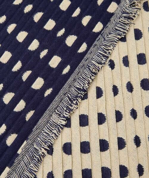 HIROKO BIS / ヒロコビス マフラー・ショール・スヌード・ストール | ドットプリーツストール /洗える | 詳細1