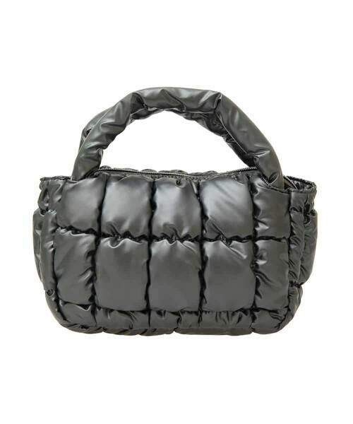 HIROKO BIS/ヒロコビス ギャザーディテールショルダーバッグ シルバー F