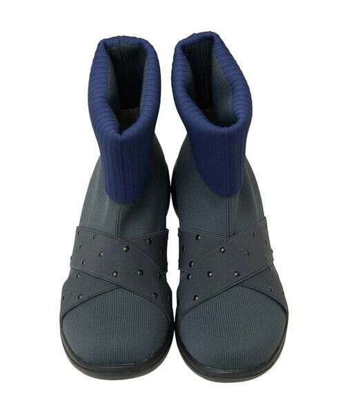 HIROKO BIS / ヒロコビス ブーツ（ロング丈） | スタッズテープニットブーツ | 詳細1