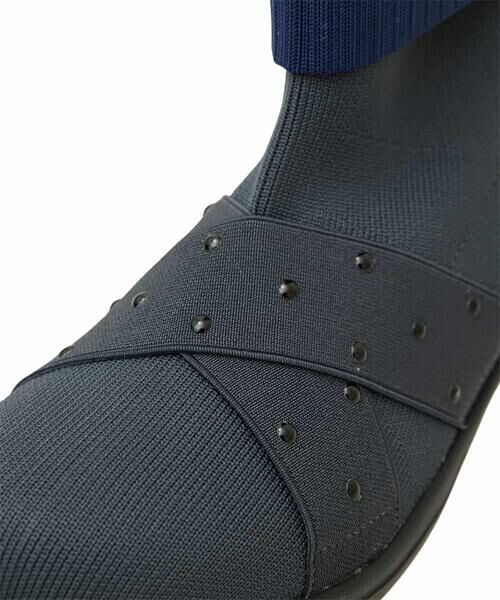 HIROKO BIS / ヒロコビス ブーツ（ロング丈） | スタッズテープニットブーツ | 詳細5