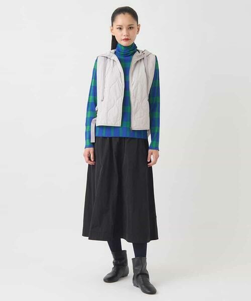 HIROKO BIS / ヒロコビス ベスト | キルティングフーディージレ /洗える | 詳細11