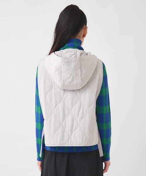 HIROKO BIS / ヒロコビス ベスト | キルティングフーディージレ /洗える | 詳細2