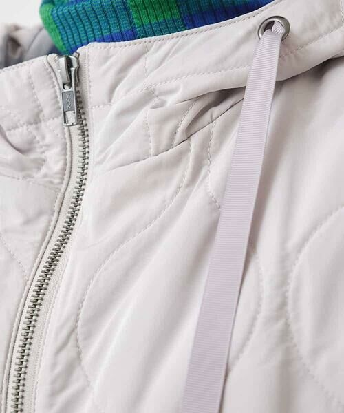 HIROKO BIS / ヒロコビス ベスト | キルティングフーディージレ /洗える | 詳細4