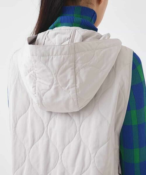 HIROKO BIS / ヒロコビス ベスト | キルティングフーディージレ /洗える | 詳細5