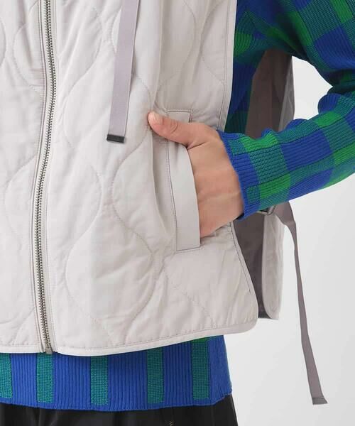 HIROKO BIS / ヒロコビス ベスト | キルティングフーディージレ /洗える | 詳細6