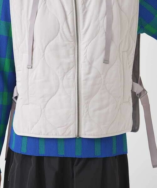 HIROKO BIS / ヒロコビス ベスト | キルティングフーディージレ /洗える | 詳細7