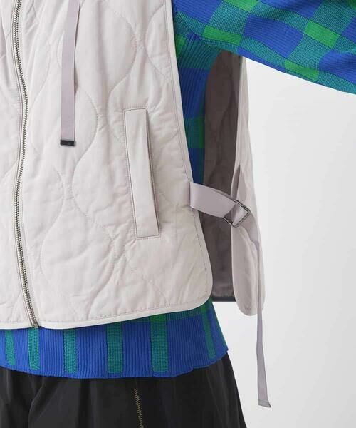 HIROKO BIS / ヒロコビス ベスト | キルティングフーディージレ /洗える | 詳細8