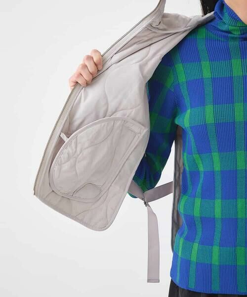 HIROKO BIS / ヒロコビス ベスト | キルティングフーディージレ /洗える | 詳細9