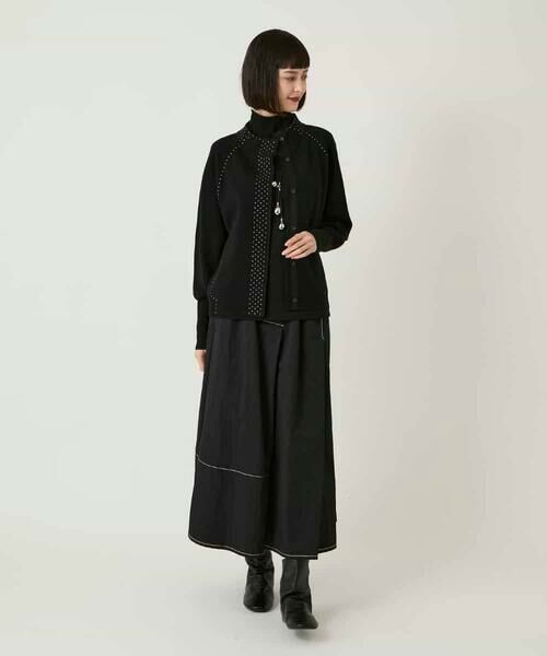 HIROKO BIS / ヒロコビス カーディガン・ボレロ | スタッズアクセントニットカーディガン | 詳細12