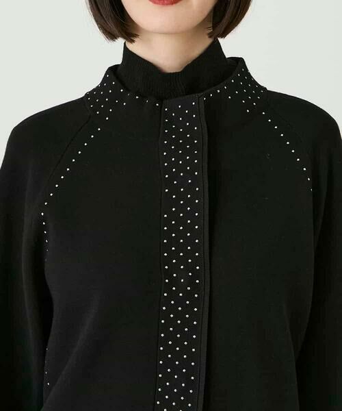 HIROKO BIS / ヒロコビス カーディガン・ボレロ | スタッズアクセントニットカーディガン | 詳細4