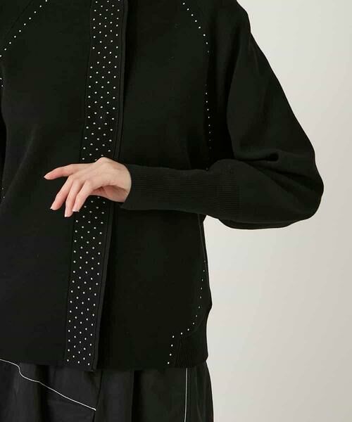 HIROKO BIS / ヒロコビス カーディガン・ボレロ | スタッズアクセントニットカーディガン | 詳細5