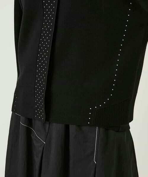 HIROKO BIS / ヒロコビス カーディガン・ボレロ | スタッズアクセントニットカーディガン | 詳細6