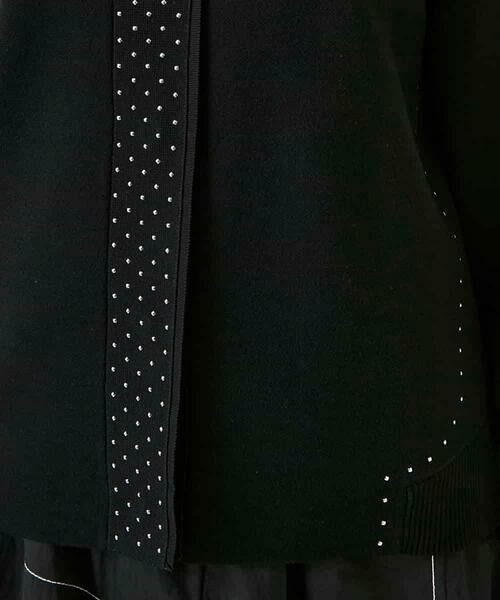 HIROKO BIS / ヒロコビス カーディガン・ボレロ | スタッズアクセントニットカーディガン | 詳細7