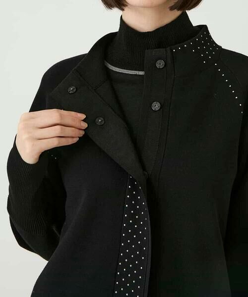 HIROKO BIS / ヒロコビス カーディガン・ボレロ | スタッズアクセントニットカーディガン | 詳細8