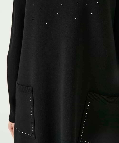 HIROKO BIS / ヒロコビス チュニック | スタッズアクセントニットチュニック | 詳細7