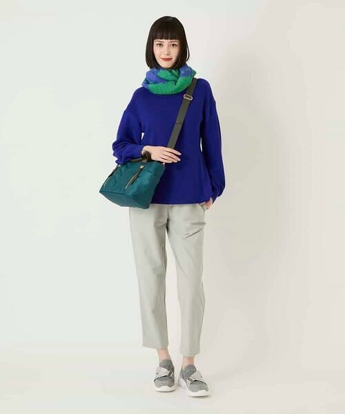 HIROKO BIS / ヒロコビス ニット・セーター | リブネックデザインウールニットプルオーバー | 詳細11