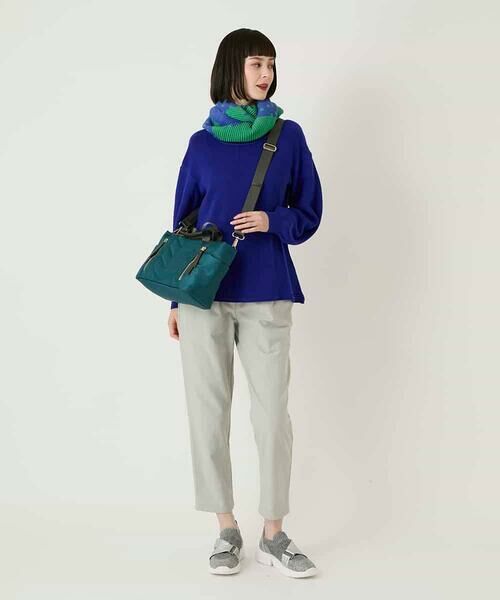 HIROKO BIS / ヒロコビス ニット・セーター | リブネックデザインウールニットプルオーバー | 詳細12