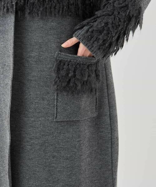 HIROKO BIS / ヒロコビス その他アウター | フリンジニットコート | 詳細7