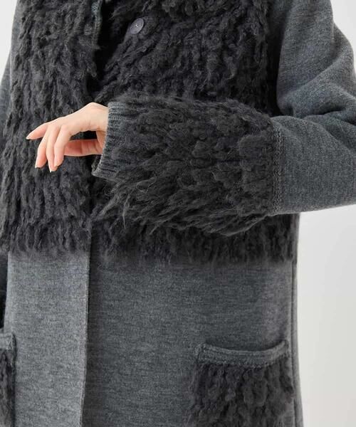 HIROKO BIS / ヒロコビス その他アウター | フリンジニットコート | 詳細8