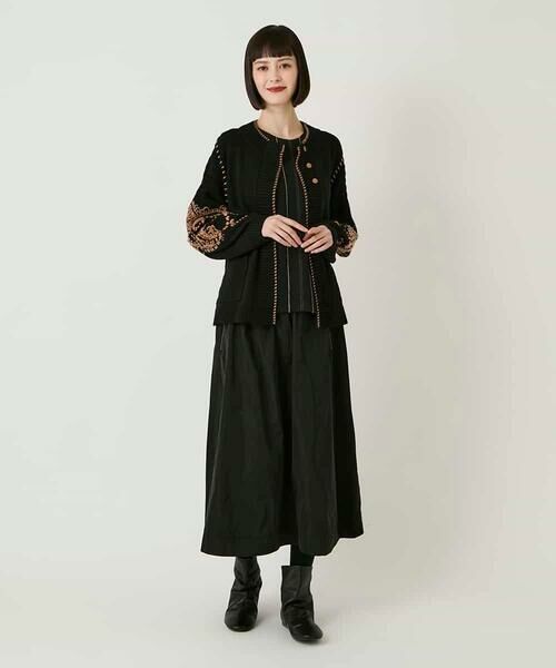 HIROKO BIS / ヒロコビス カーディガン・ボレロ | ペイズリー刺繍ニットカーディガン | 詳細13