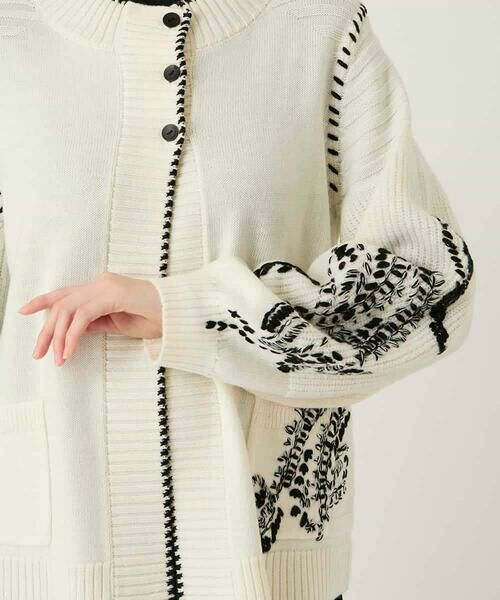 HIROKO BIS / ヒロコビス カーディガン・ボレロ | ペイズリー刺繍ニットカーディガン | 詳細4