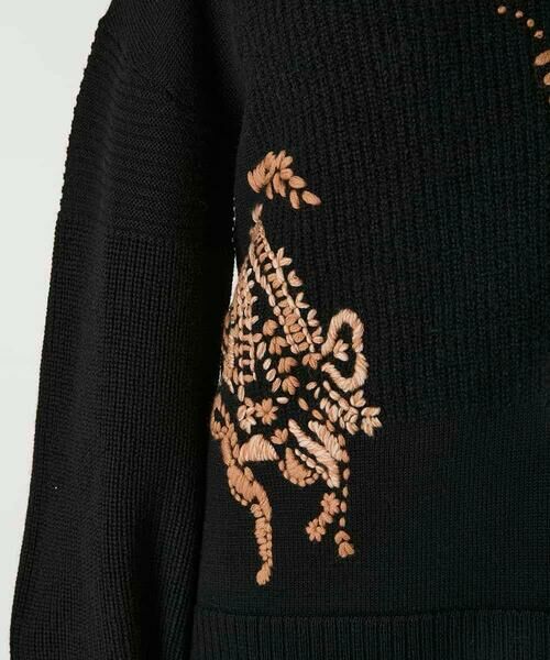 HIROKO BIS / ヒロコビス ニット・セーター | ペースリー刺繍ニットプルオーバー | 詳細6