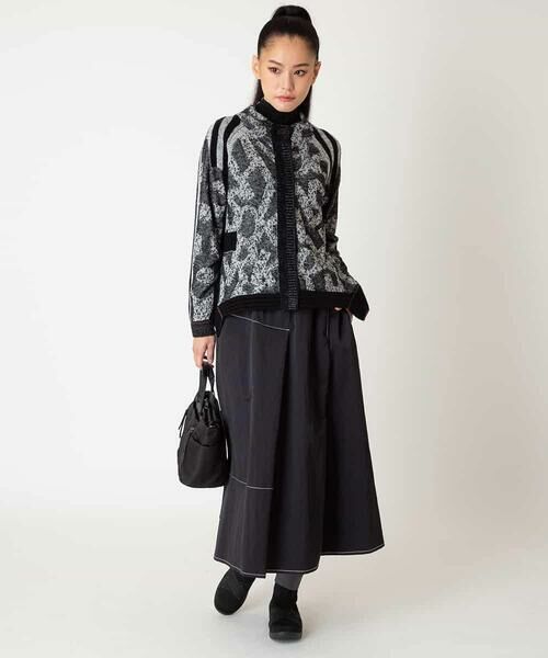 HIROKO BIS / ヒロコビス カーディガン・ボレロ | ロゴジャカードニットカーディガン | 詳細12