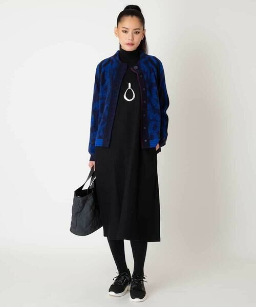 HIROKO BIS / ヒロコビス カーディガン・ボレロ | ロゴジャカードニットカーディガン | 詳細16