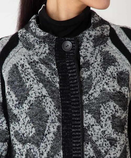 HIROKO BIS / ヒロコビス カーディガン・ボレロ | ロゴジャカードニットカーディガン | 詳細3