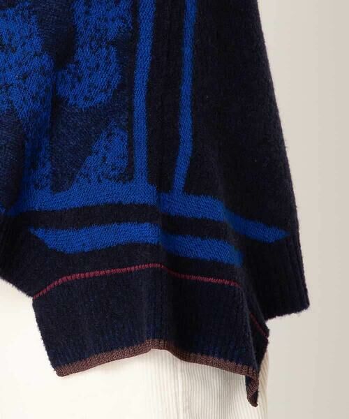 HIROKO BIS / ヒロコビス ニット・セーター | ロゴジャカードニットプルオーバー | 詳細1