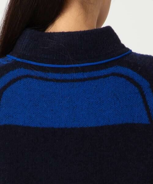 HIROKO BIS / ヒロコビス ニット・セーター | ロゴジャカードニットプルオーバー | 詳細14