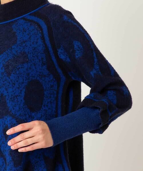 HIROKO BIS / ヒロコビス ニット・セーター | ロゴジャカードニットプルオーバー | 詳細15