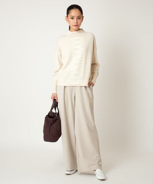 HIROKO BIS / ヒロコビス ニット・セーター | 幾何柄モチーフスパンコールニットプルオーバー | 詳細17