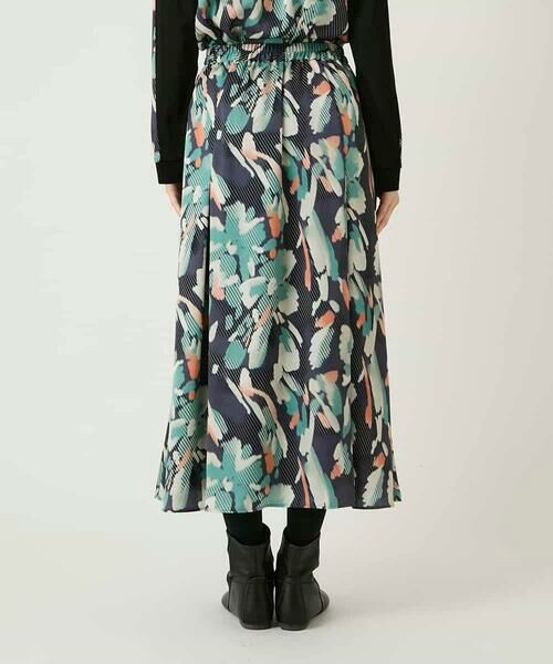 HIROKO BIS / ヒロコビス ロング・マキシ丈スカート | デジタルフラワープリントスカート /洗える | 詳細2