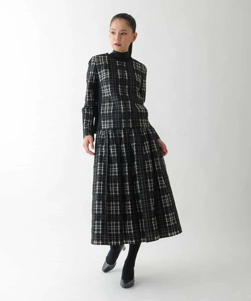 HIROKO BIS / ヒロコビス セットアップ | チェックジャカードジップアップジャケット | 詳細11