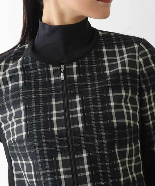 HIROKO BIS / ヒロコビス セットアップ | チェックジャカードジップアップジャケット | 詳細3
