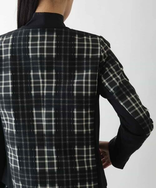 HIROKO BIS / ヒロコビス セットアップ | チェックジャカードジップアップジャケット | 詳細4