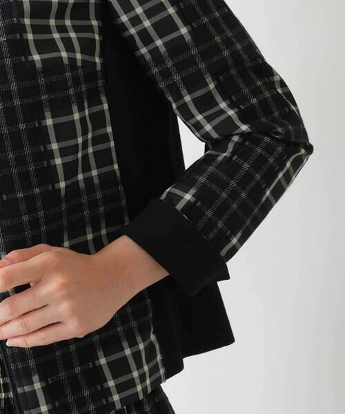 HIROKO BIS / ヒロコビス セットアップ | チェックジャカードジップアップジャケット | 詳細6