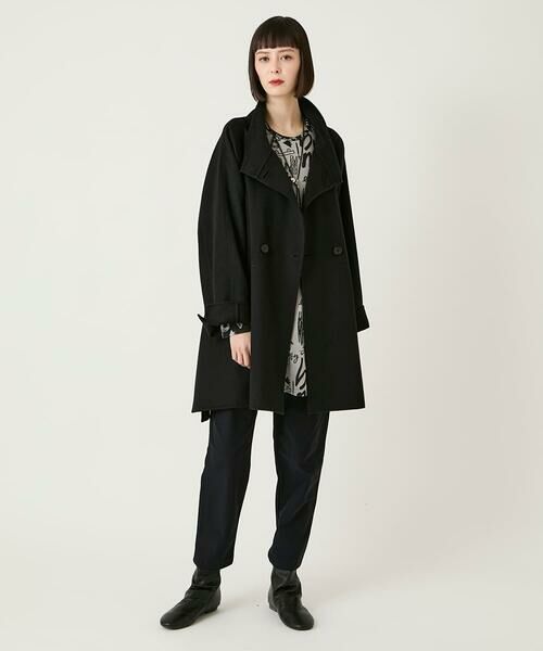 HIROKO BIS / ヒロコビス チュニック | アートロゴ総柄チュニックカットソー /洗える | 詳細17