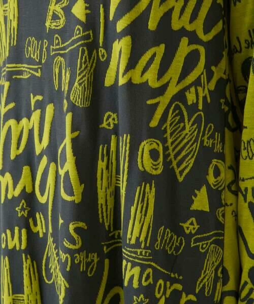 HIROKO BIS / ヒロコビス チュニック | アートロゴ総柄チュニックカットソー /洗える | 詳細6