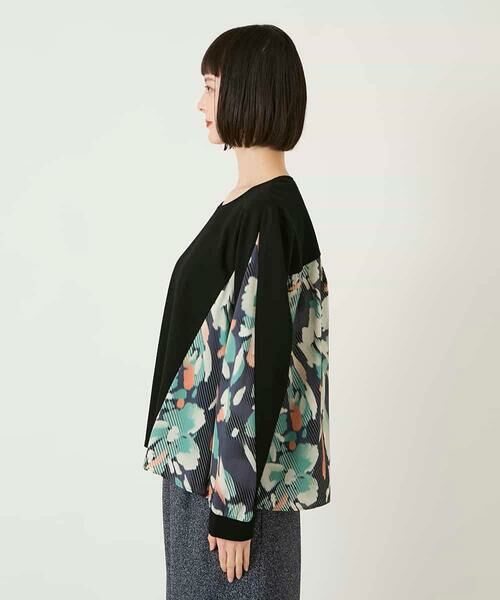 HIROKO BIS / ヒロコビス カットソー | デジタルフラワージョイントカットソー /洗える | 詳細2