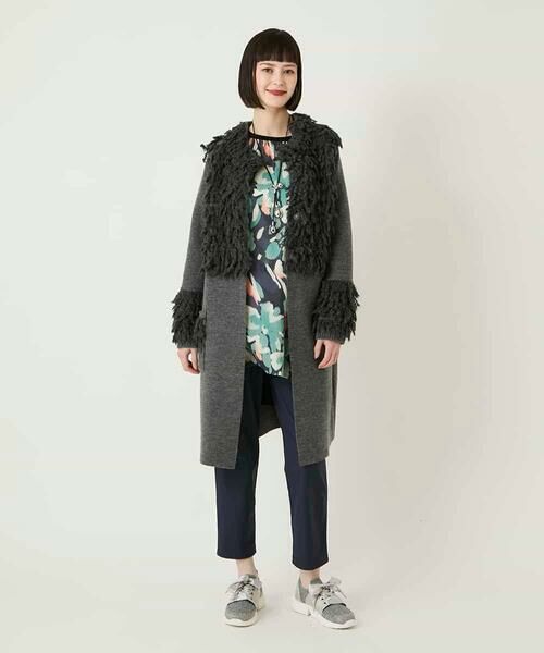 HIROKO BIS / ヒロコビス チュニック | デジタルフラワージョイントチュニック /洗える | 詳細12